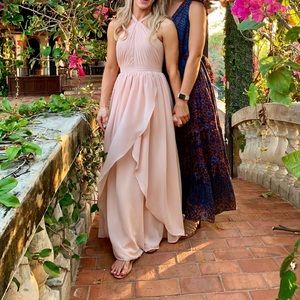 Blush Bridesmaids Dress